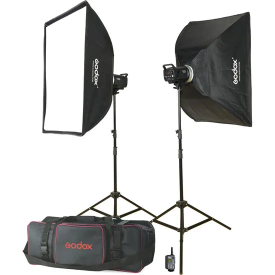 KIT FLASH DE ESTUDIO GODOX MS300-F (220V)