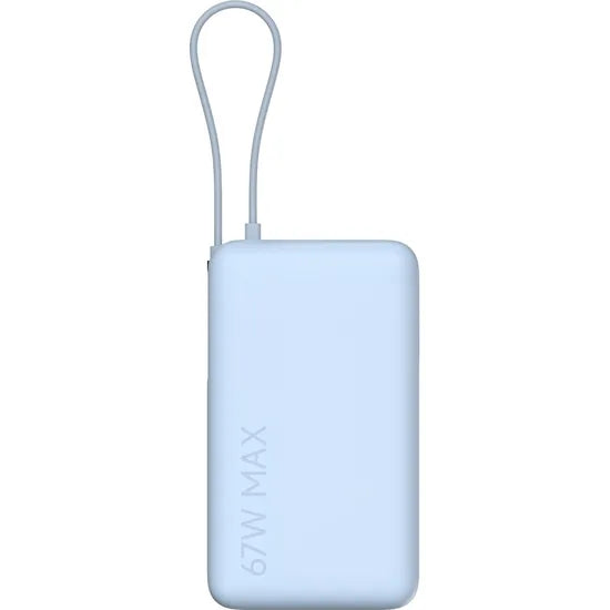 CARGADOR PORTATIL XIAOMI BHR08NZGL 10.000MAH 67W ICE BLUE + CABLE USB-C Product