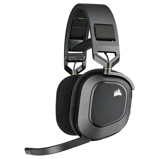 AURICULAR CORSAIR HS80 RGB WIRELESS PREMIUM 50MM CARBON CA-9011235-NA