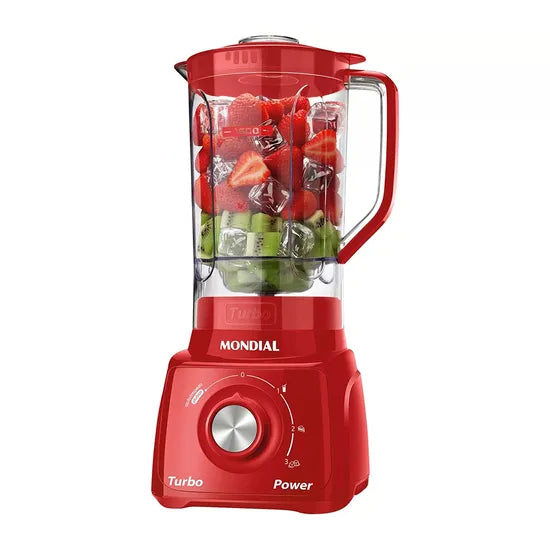 LICUADORA MONDIAL TURBO POWER L-99FR- RED 220V Product