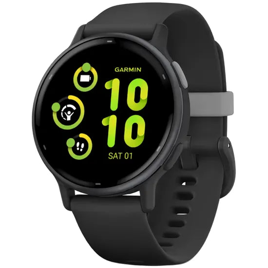 RELOJ GARMIN VIVOACTIVE 5 42.2MM BLACK CASE / SLATE BEZEL 010-02862-10