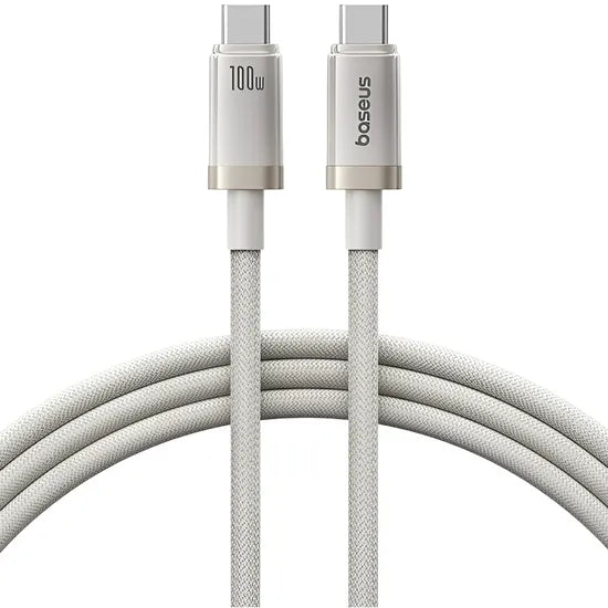 CABLE USB-C/USB-C BASEUS FAST CHARGING 100W 1M WHITE P10378100G21-00 Product