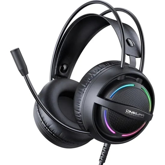 AURICULAR ONIKUMA GAMING X88 RGB C/CABLE/MIC/BLACK Product