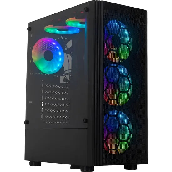 GABINETE SATELLITE GAMER K887 6 FAN BLACK Product