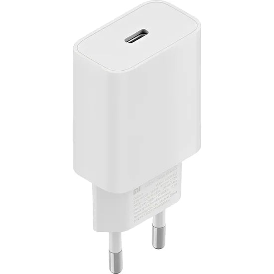 CARGADOR PARED XIAOMI MDY-20-EG USB-C 20W WHITE (PADRON BR)