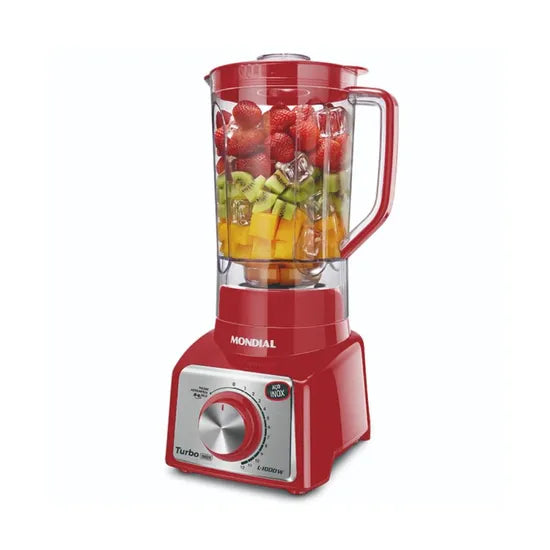LICUADORA MONDIAL TURBO INOX L-1200RI RED 3L 220V Product