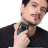AFEITADORA/SHAVER VGR V-308 TITANIO 9000 RPM USB GREEN 146209
