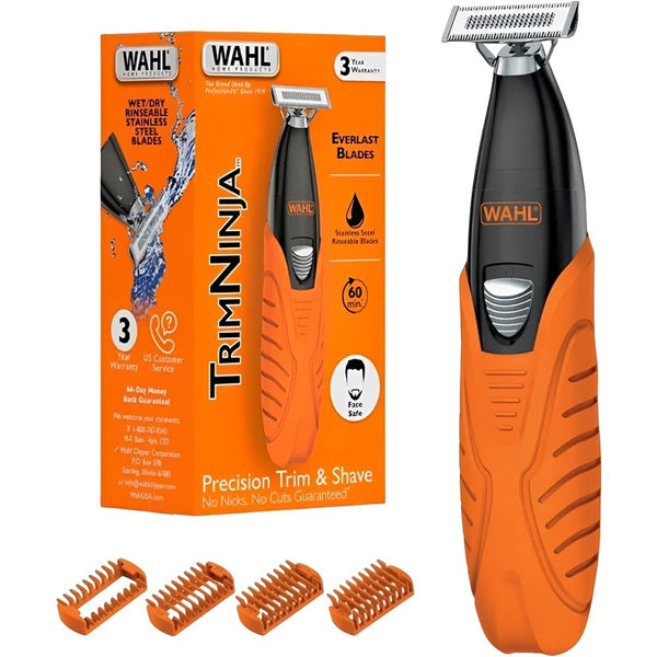 AFEITADORA/TRIMMER WAHL TRIMNINJA ALL IN ONE 3IN1 ORANGE 3029720