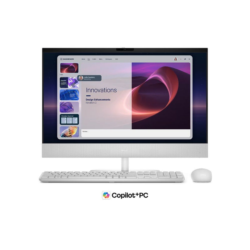 PC ALL IN ONE DELL DEC24260-7157 ULT 7-355U/16GBD5/1TBSSD/23.8"/IPS/TOUCH/W11/ING+MOU WHITE