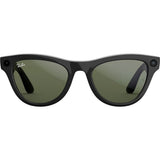 LENTE DE SOL RAY BAN META SKYLER RW4010 SHINY BLACK GREEN LENSES 157231