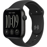 APPLE WATCH S12 42MM GPS MJEC4LS/A BLACK ALUM BLACK SPORT BAND M/L