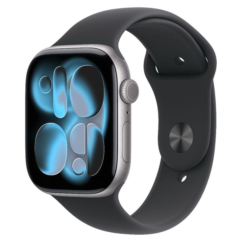 APPLE WATCH S11 46MM GPS + CELL MFC94LW/A SPACE GRAY ALUM BLACK SPORT BAND S/M