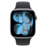 APPLE WATCH S11 46MM GPS + CELL MFC94LW/A SPACE GRAY ALUM BLACK SPORT BAND S/M
