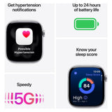 APPLE WATCH S11 46MM GPS + CELL MFCP4LW/A SILVER ALUM PURPLE FOG SPORT BAND S/M