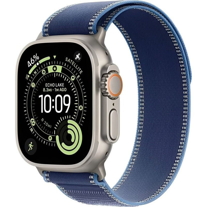 APPLE WATCH ULTRA 3 49MM GPS CELL MEWU4LW/A NATURAL TITANIUM BLUE TRAIL LOOP M/L
