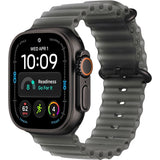 APPLE WATCH ULTRA 4 49MM GPS CELL MJAY4LS/A BLACK TITANIUM OCEAN BLACK BAND