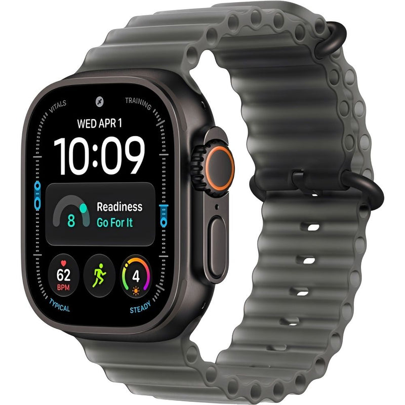 APPLE WATCH ULTRA 4 49MM GPS CELL MJAY4LS/A BLACK TITANIUM OCEAN BLACK BAND