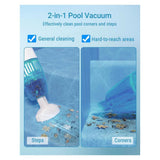 ASPIRADOR MANUAL PISCINA WYBOT HJ10P 5200MAH/60MIN/FILTRO 0.5L/MANGO TELESCOPICO