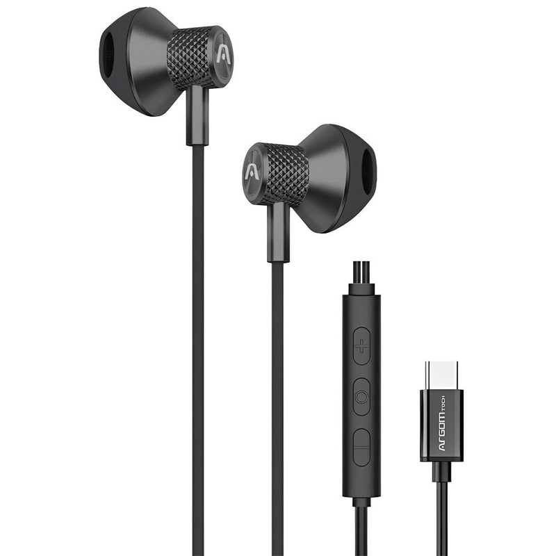 AURICULAR ARGOM ARG-HS-2032BK TYPE-C BLACK 157182