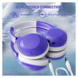 AURICULAR ATTACK SHARK G300 ANC BT/ULTRA-LIGHT/DUAL MODE/PURPLE