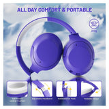 AURICULAR ATTACK SHARK G300 ANC BT/ULTRA-LIGHT/DUAL MODE/PURPLE