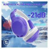 AURICULAR ATTACK SHARK G300 ANC BT/ULTRA-LIGHT/DUAL MODE/PURPLE
