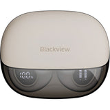 AURICULAR BLACKVIEW AIRBUDS 300 OPEN-EAR BT/TOUCH/ENC/TWS/MIC/IPX5/LED WHITE BEIGE