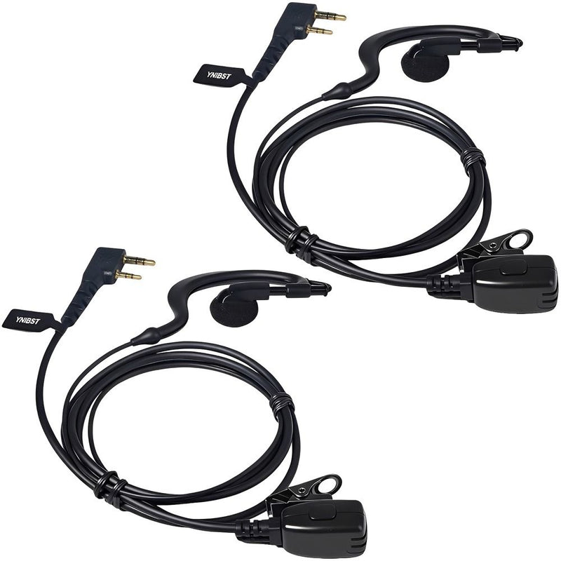AURICULAR YNIBST FORMA C GIRATORIO C/MICROFONO PTT.
