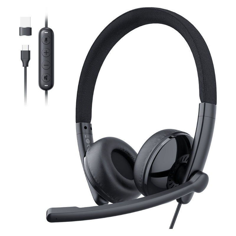 AURICULAR EMEET GENIUSCALL HS50 HEADSET NC BLACK E2008