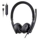AURICULAR EMEET GENIUSCALL HS50 HEADSET NC BLACK E2008