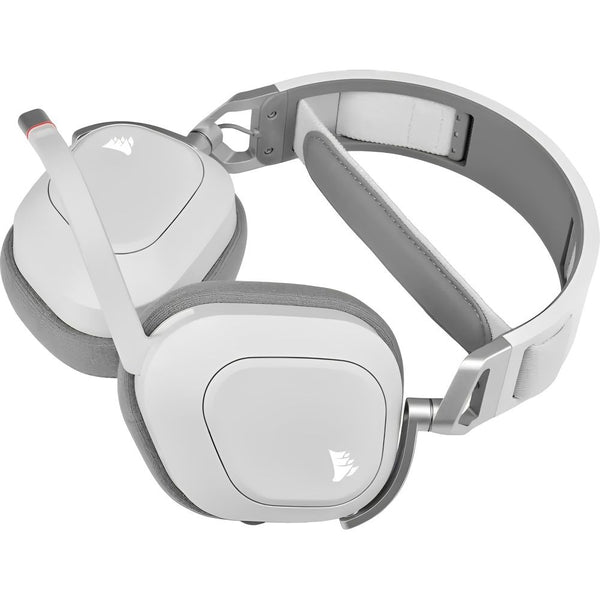 AURICULAR CORSAIR HS80 RGB WIRELESS PREMIUM 50MM WHITE CA-9011236-NA