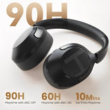 AURICULAR HAYLOU S40 ANC HYBRID HD006 WIRELESS/BT/360°/ C/MIC ARCO BLACK 151088