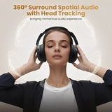 AURICULAR HAYLOU S40 ANC HYBRID HD006 WIRELESS/BT/360°/ C/MIC ARCO BLACK 151088