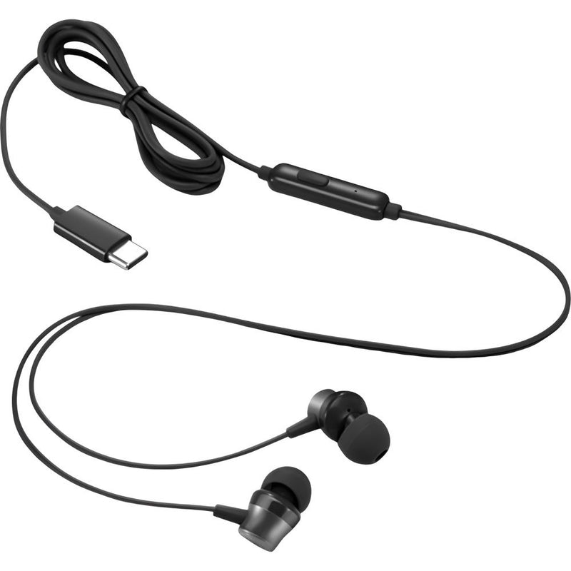 AURICULAR LENOVO 300 USB-C WIRED IN-EAR/MIC BLACK