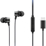 AURICULAR LENOVO 300 USB-C WIRED IN-EAR/MIC BLACK