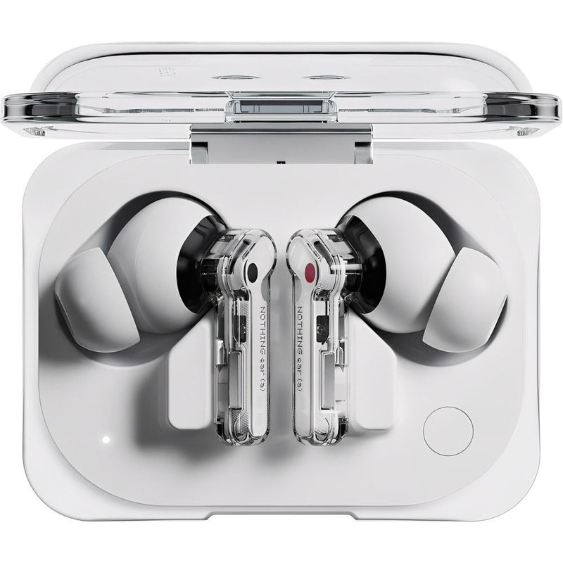 AURICULAR WIRELESS NOTHING EAR (A) ANC/6MICS/IP54/TRANSP WHITE 144478