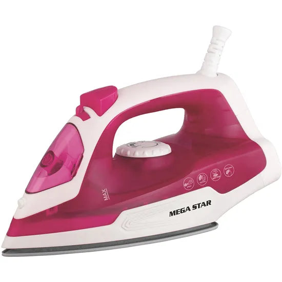 PLANCHA A VAPOR MEGA STAR PA602 220V ROSA