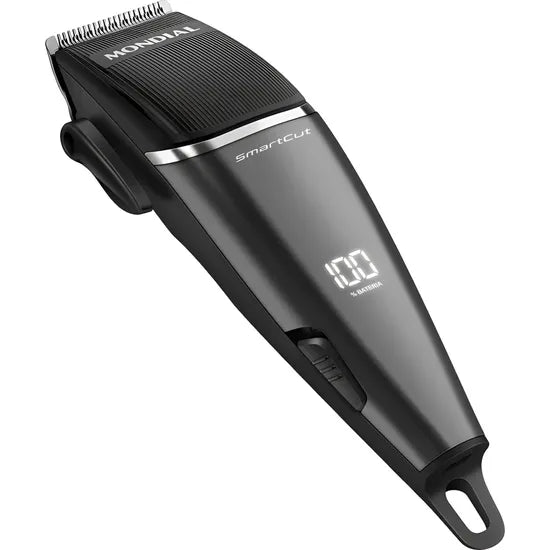 CORTA PELO MONDIAL CR-11 SMARTCUT RECARGABLE BIVOLT BLACK