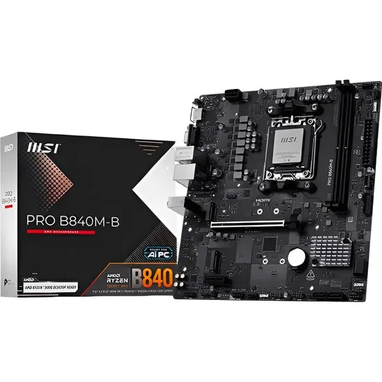 PLACA MADRE MSI AM5 PRO B840M-B HDMI/USB3.2/2M.2/DDR5/MATX Product