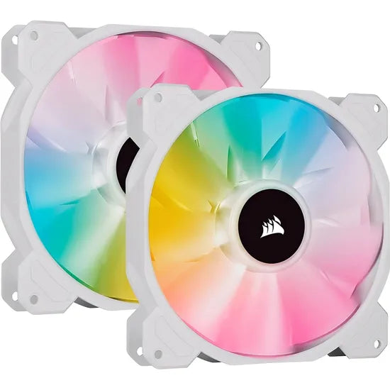 COOLER FAN CORSAIR SP140 RGB ELITE DUAL WHITE CO-9050139-WW