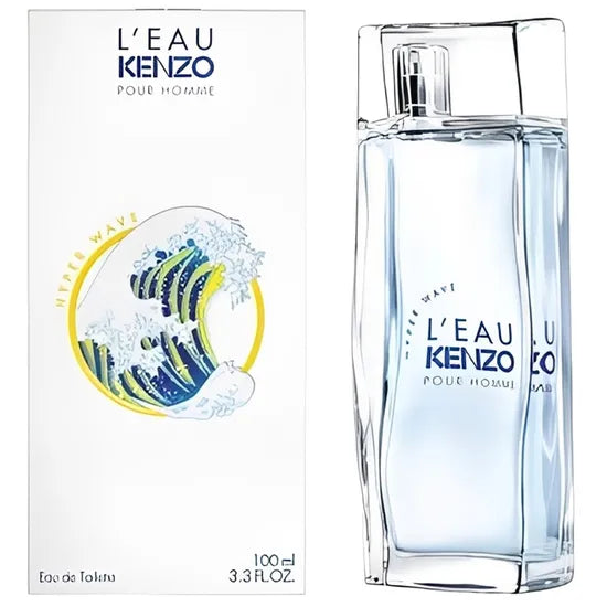 PERFUME  KENZO L'EAU HYPER WAVE EDT 100ML - MASCULINO