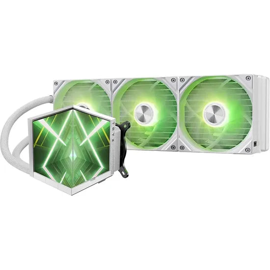 COOLER LIQUID TRYX STAGE 360 ARGB WHITE AIO 4""/IPS DUAL SCRREN/TDP/3FAN Product