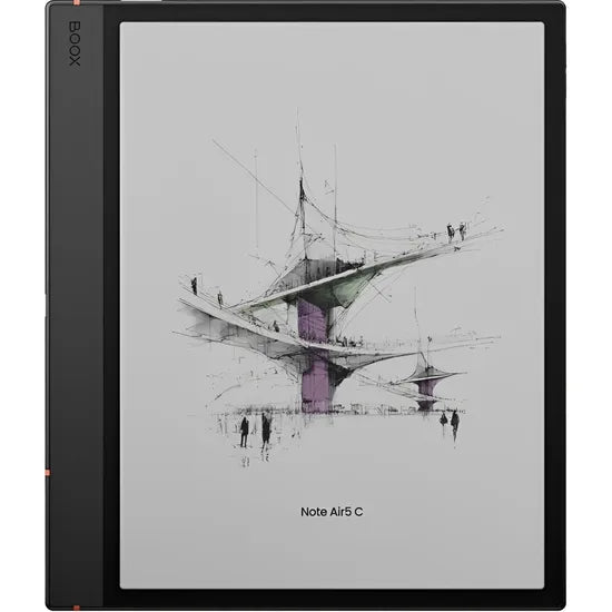 TABLET E-READER BOOX NOTE AIR 5C 10.3"" COLOR 64GB/ANDROID/SOPORTA STYLUS+TECL/BLACK (KINDLE)