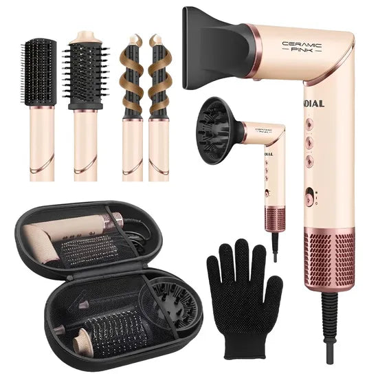 SECADOR MONDIAL CERAMIC PINK 5EN1 1500W/220V SM-01-BLDC-CP Product