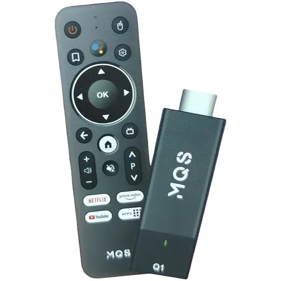 MEDIA PLAYER MQS Q1 MINI TV STICK BT/GOOGLE/CONTROL/ANDROID 10/BLACK Product