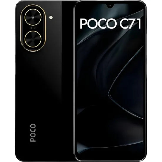 CELULAR XIAOMI POCO C71 DUAL 64GB/3GB RAM BLACK