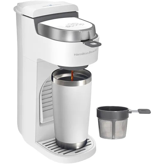 CAFETERA HAMILTON BEACH THE SCOOP 47621 WHITE 220V 50/60HZ