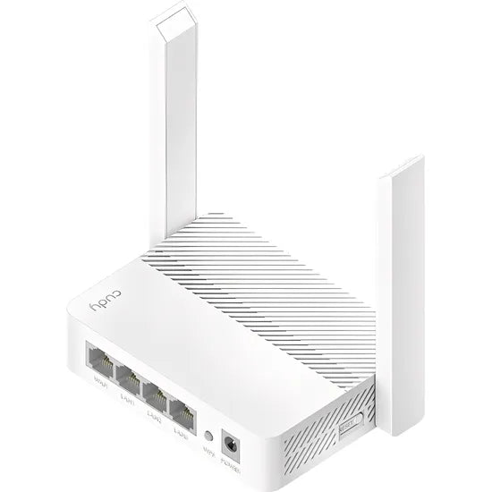 ROUTER CUDY WR300 N300 WIFI 300MBPS 2.4GHZ 4P 10/100 5DBI