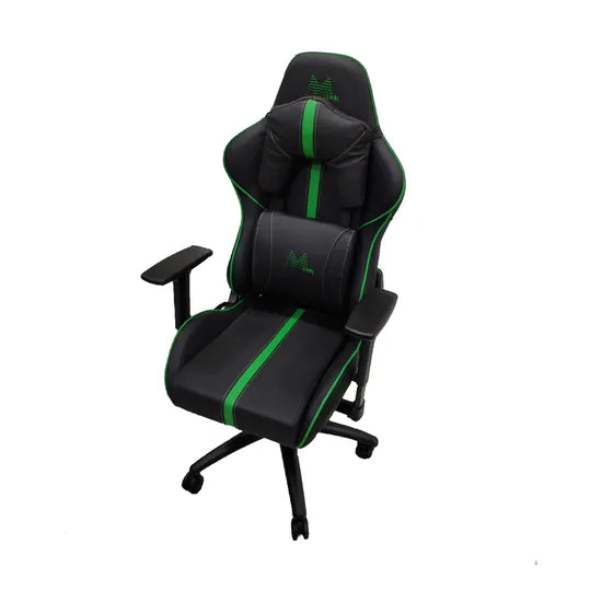 SILLA/CADEIRA P/GAMER MTEK MK02-G BLACK/GREEN