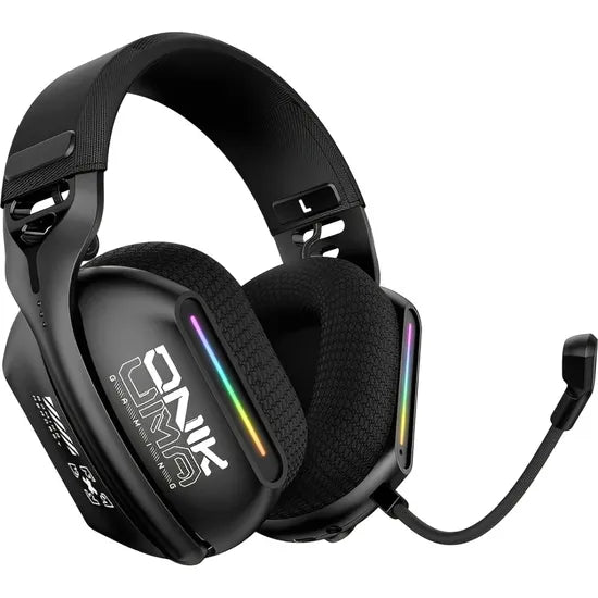 AURICULAR WIRELESS ONIKUMA GT808 GAMING RGB BT/2.4GHZ/MIC/BLACK